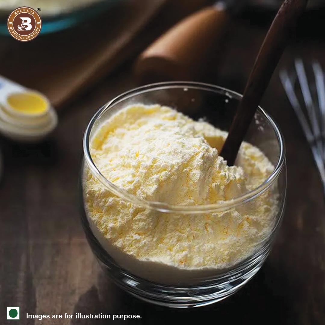 Brew Lab Vanilla Flavor Custard Powder | For Fruit Salad, Pudding, Milkshake & Desserts - 100 g