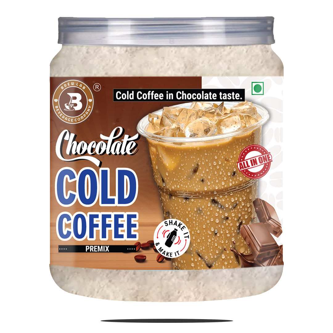 Brew Lab Chocolate Cold Coffee Premix 100 gm | Cold Coffee in Chocolate Flavor Instant Drink Mix Instant Coffee (100 g, Chocolate Flavoured)