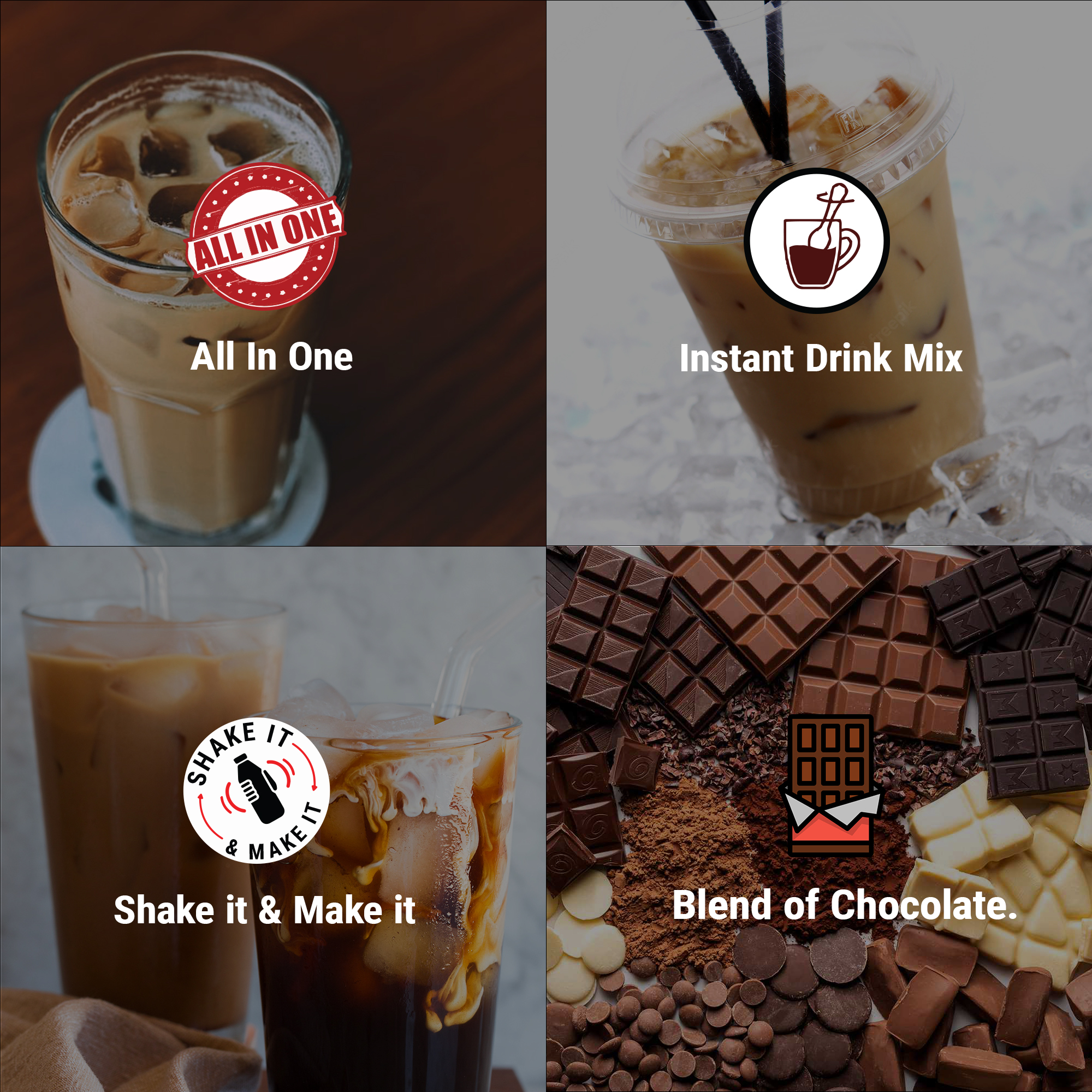 Brew Lab Chocolate Cold Coffee Premix 100 gm | Cold Coffee in Chocolate Flavor Instant Drink Mix Instant Coffee (100 g, Chocolate Flavoured)