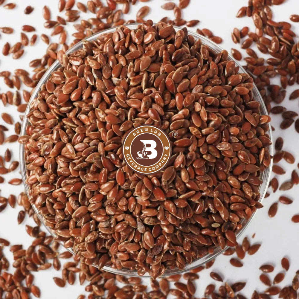 Brew Lab Unpolished Flax Seed | Alsi Seed Rich Source Of Fibre | Good For Heart | Brown Flax Seeds (100 g)