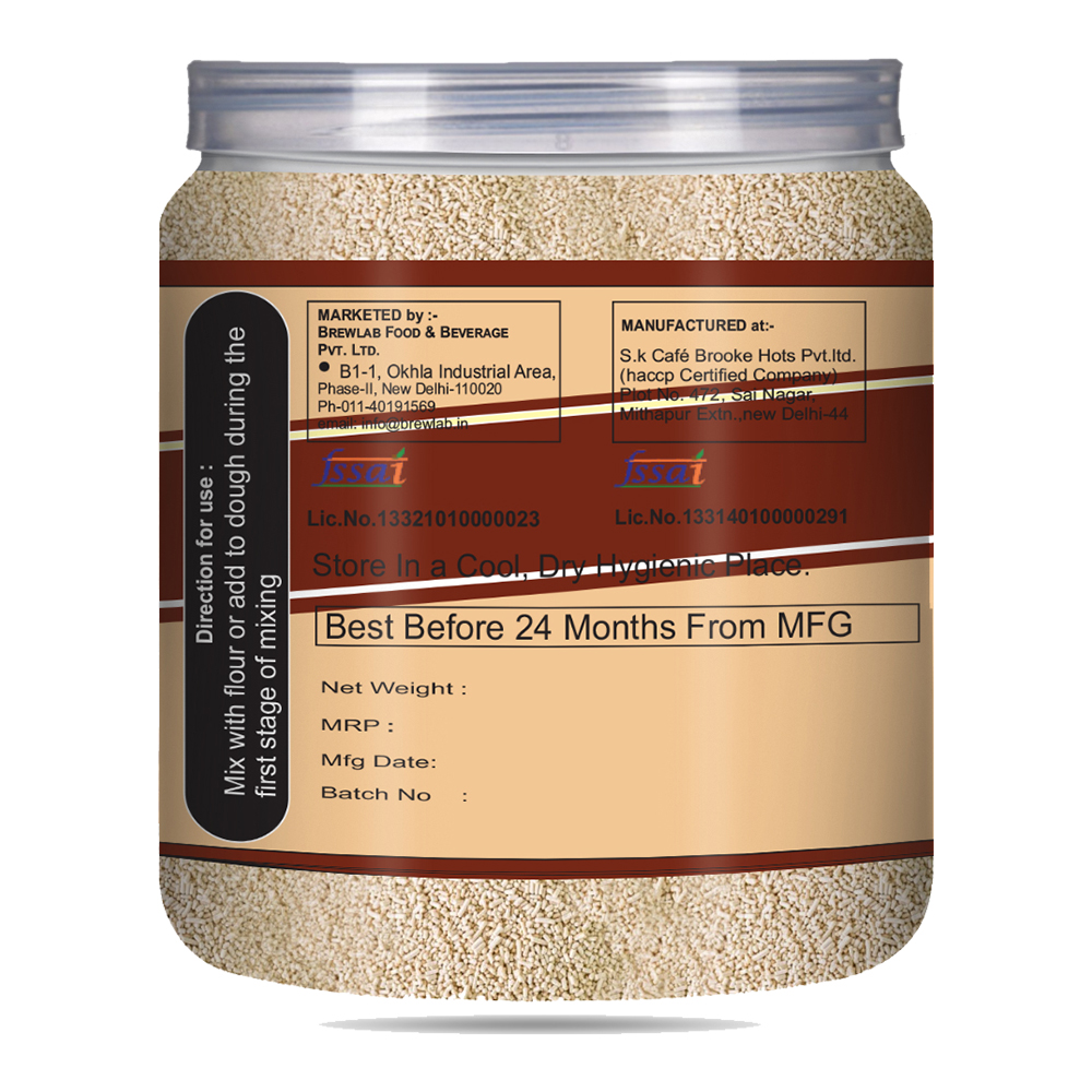Brew Lab Active Instant Dry Yeast Powder for Baking Bread and Pizza Yeast Powder-100gm