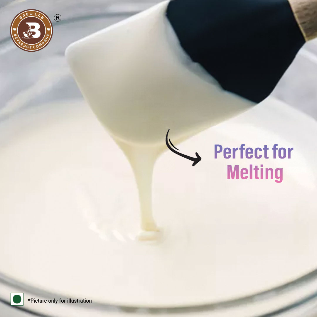 Brew Lab Pure White Chocolate Chips for Cake toppings Cooking & Baking Chips for Cakes, Cookies, Brownies, Muffins, Pancakes | Decoration & Baking | 250 gm