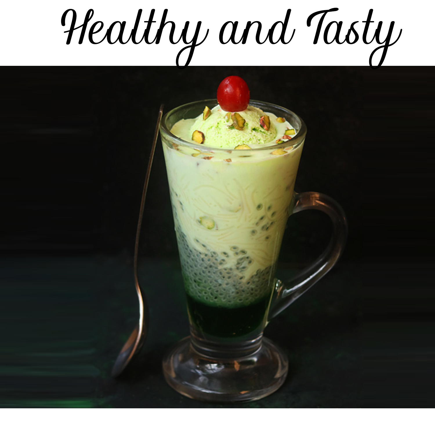 Brew Lab Kesar Pista Flavored Falooda | Instant Falooda Mix | Easy to Prepare | Ready to Eat 100 g