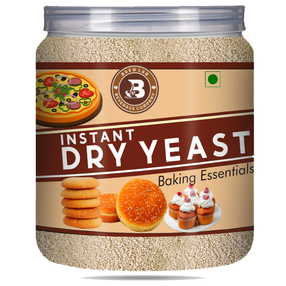 Brew Lab Active Instant Dry Yeast Powder for Baking Bread and Pizza Yeast Powder-100gm