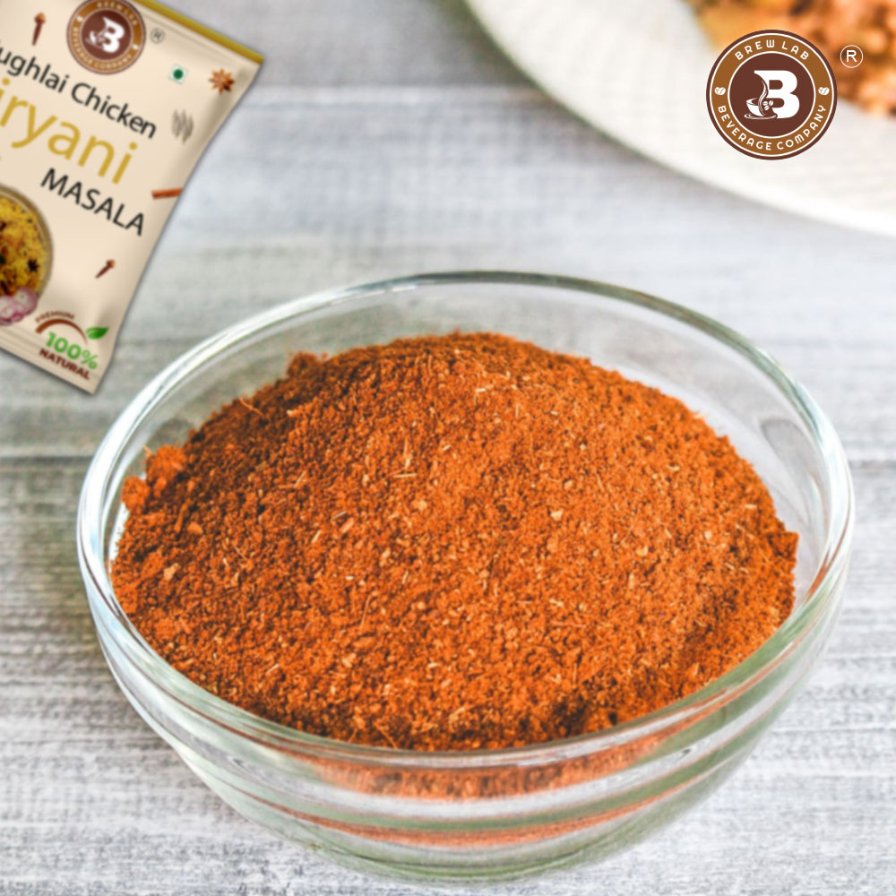 Brew Lab Mughlai Chicken Biryani Masala| Spice Mix | For Delicious & Flavorful Biryani (250GM)