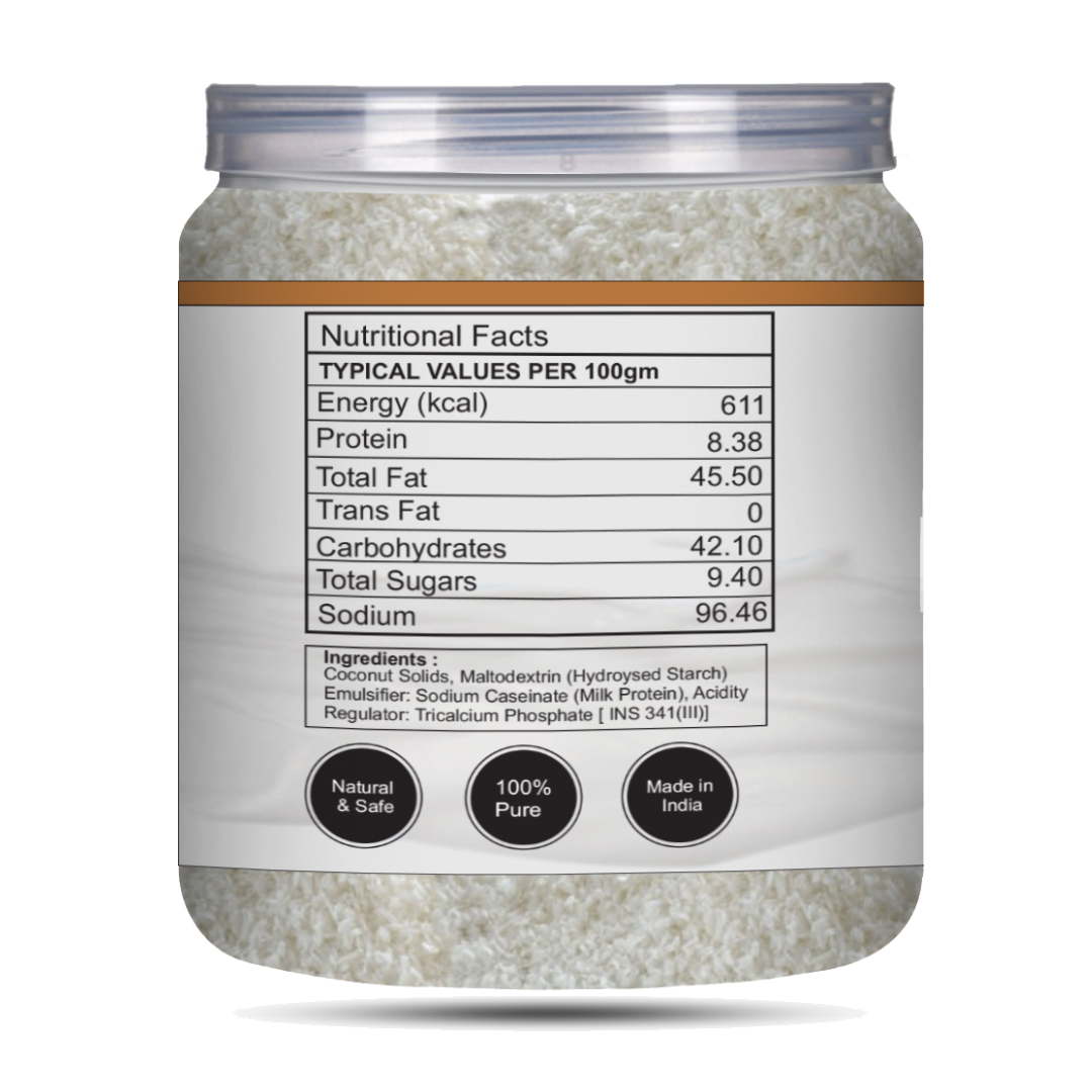Brew Lab 100% Vegan and Gluten Free Instant Coconut Milk Powder For Cooking | Gravy Thickener | From Selected Indonesian Coconut