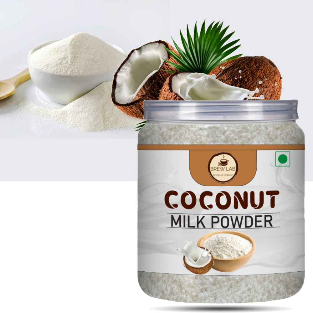 Brew Lab 100% Vegan and Gluten Free Instant Coconut Milk Powder For Cooking | Gravy Thickener | From Selected Indonesian Coconut