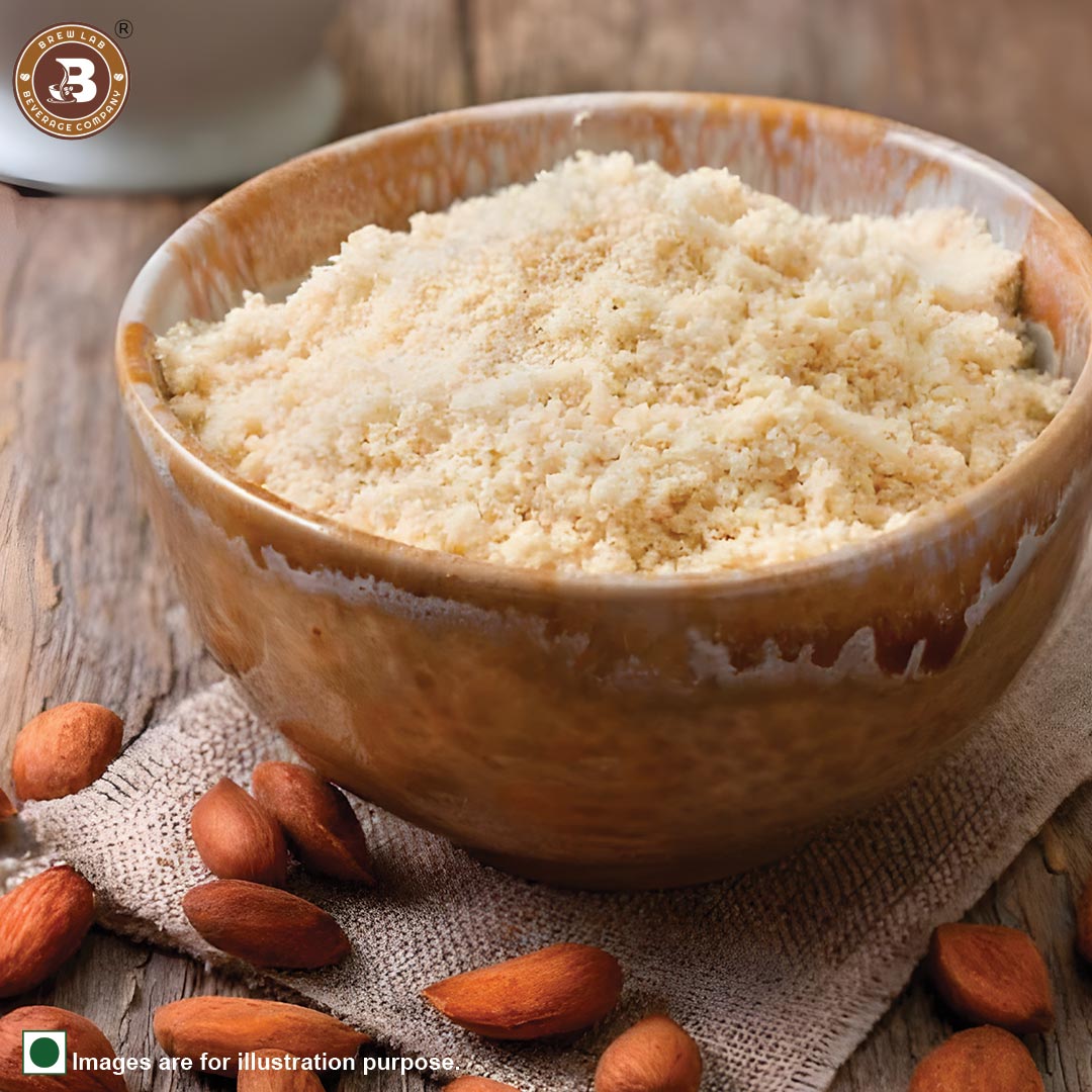 Brew Lab Masala Badam Mix Low Sugar | Real Bits Of Badam Mix It With Hot/Cold Milk | (100 g)