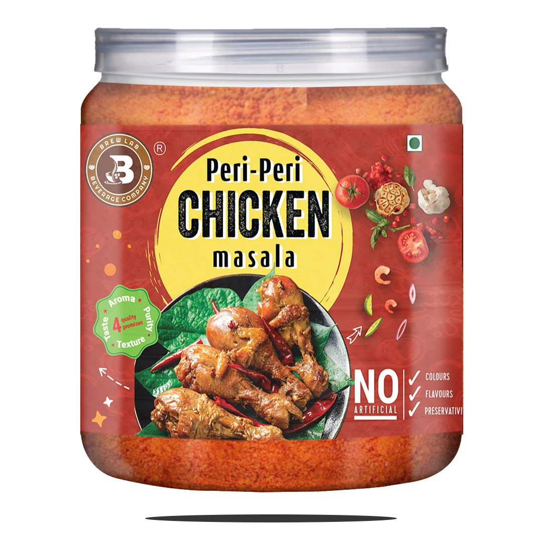 Brew Lab Delicious, Natural and Tasty Peri Peri Chicken Masala | No Added Color | (100 g)