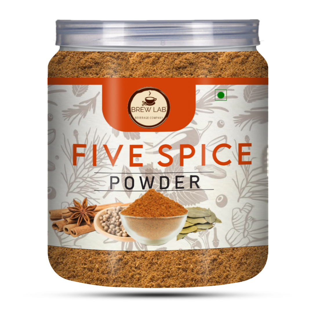 Brew Lab 100% Natural Garam Masala (Five Spices Masala) Blended Spice Mix | No Preservatives, Gluten Free, GMO Free | Five Exotic Flavor to Spice up Indian Chinese Cuisines -100 Gram
