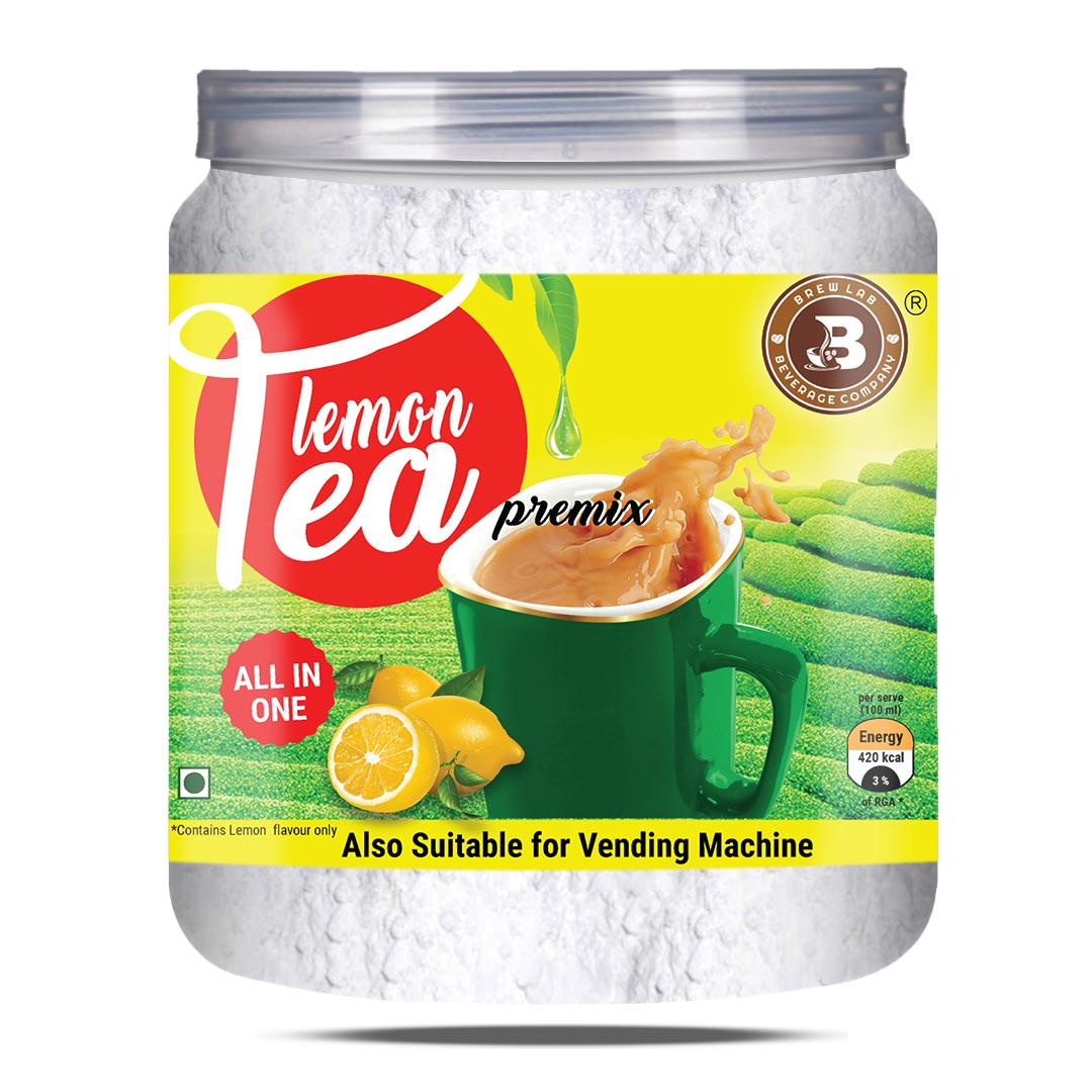 Brew Lab Lemon Tea Premix Also Suitable For Vending Machine Daily Dose Of Natural Goodnes Lemon Tea Plastic Bottle (100 g)