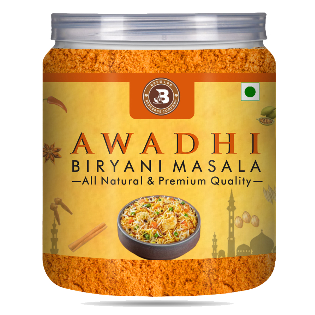 Brew Lab Awadhi Biryani Masala | Spice Mix | Aromatic, Spicy, Flavorful-100gm