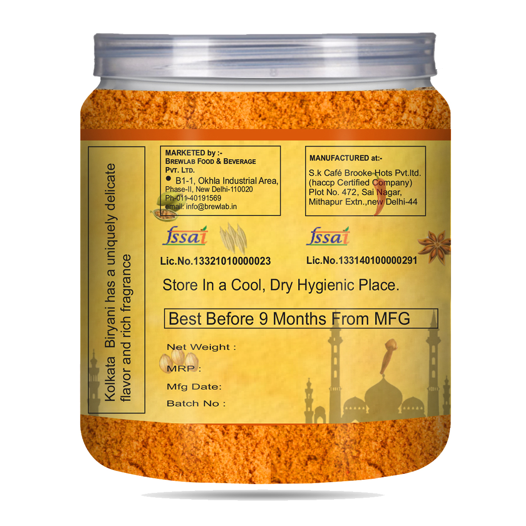 Brew Lab Awadhi Biryani Masala | Spice Mix | Aromatic, Spicy, Flavorful-100gm