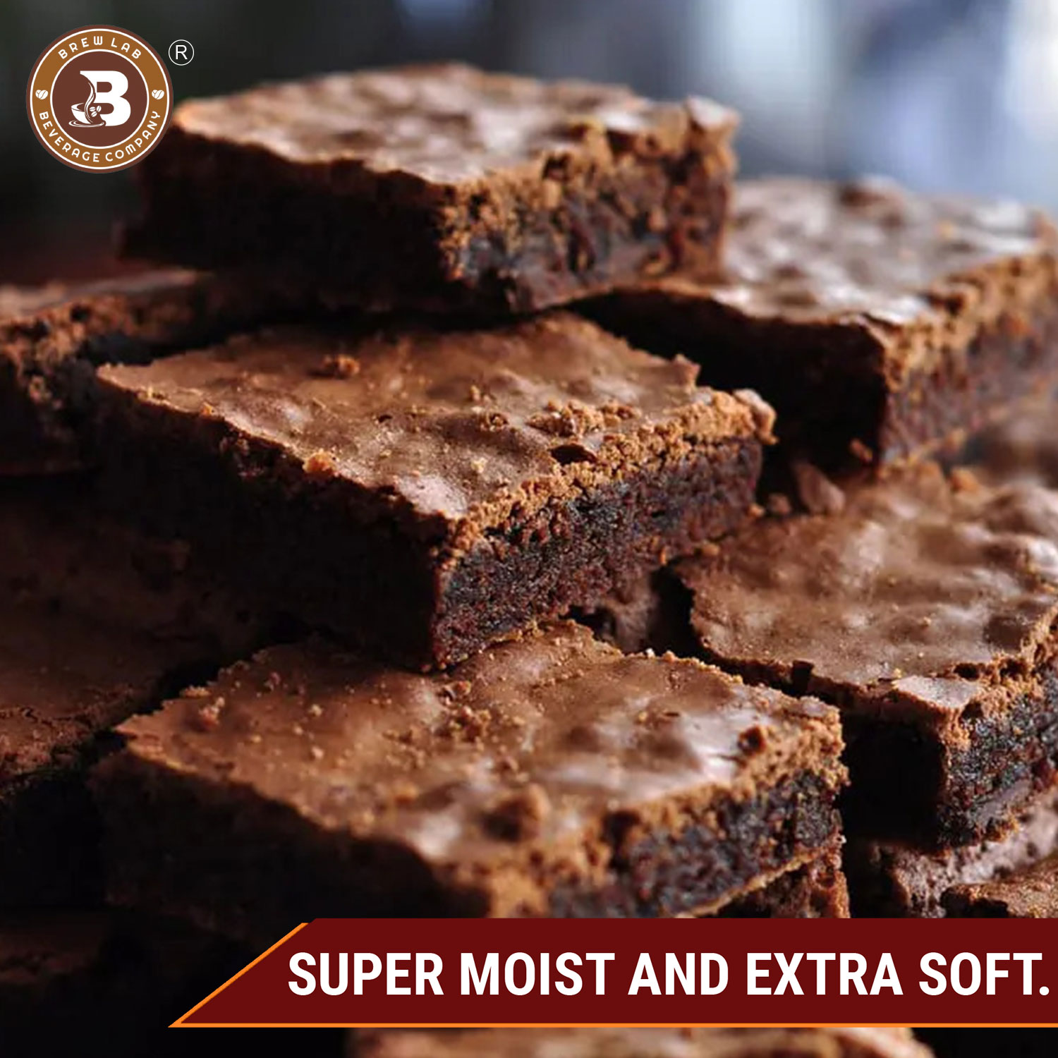 Brew Lab Brownie Mix | double Choco Chip Brownie Mix | (75gm)