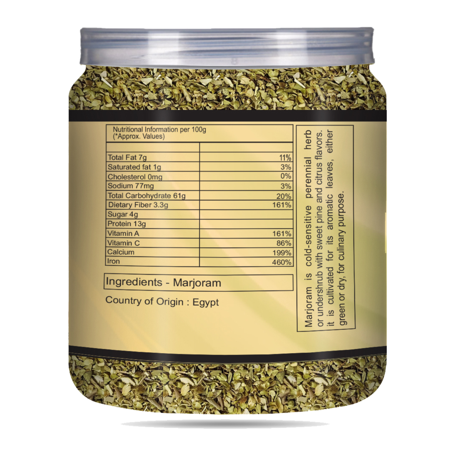 Brew Lab Marjoram Herbs | Oregano | For Pizza, Pasta & Chai (50 g)