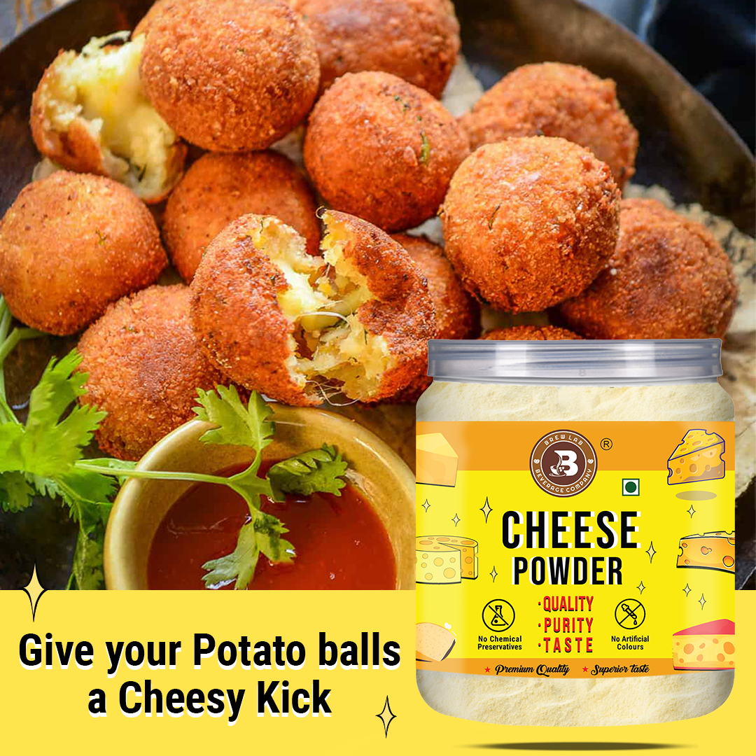 Brew Lab Cheese Powder for Pizza, PopCorn, Pasta, Fries Seasoning |No Gluten, No Additive (100 g)