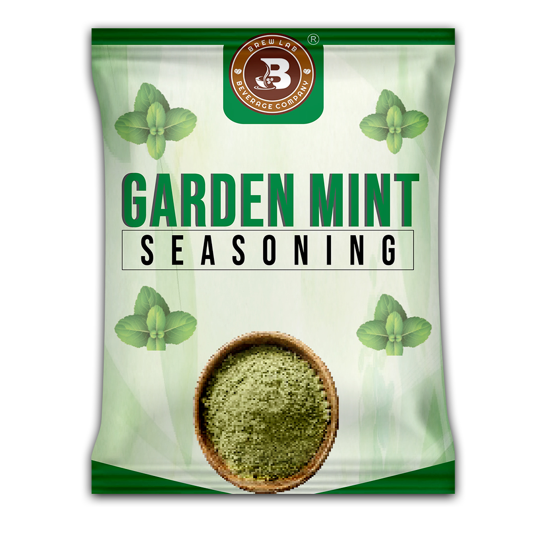Brew Lab Garden Mint Seasoning | Use for Grilling, Cooking - Dry Marinade, Salad (100 g)