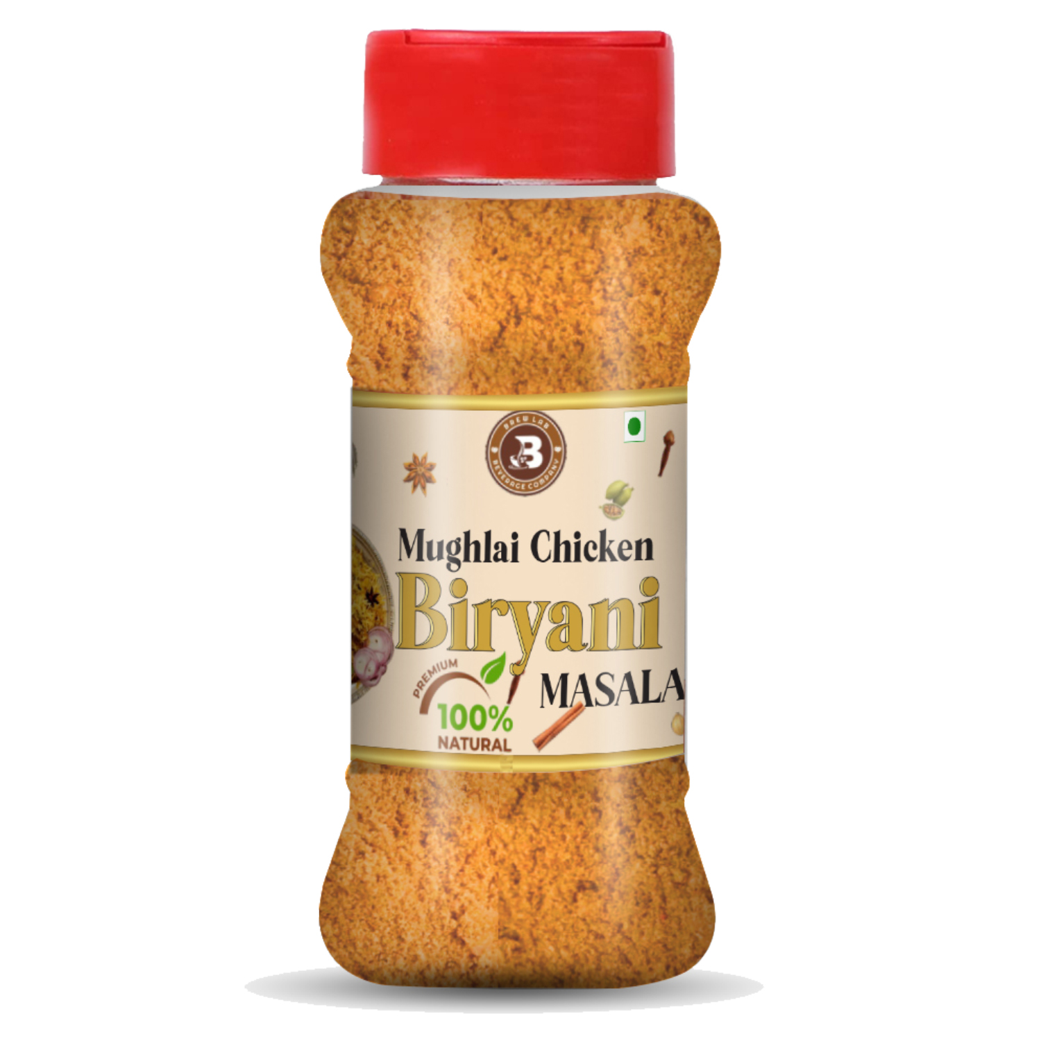 Brew Lab Mughlai Chicken Biryani Masala| Spice Mix | For Delicious & Flavorful Biryani (250GM)