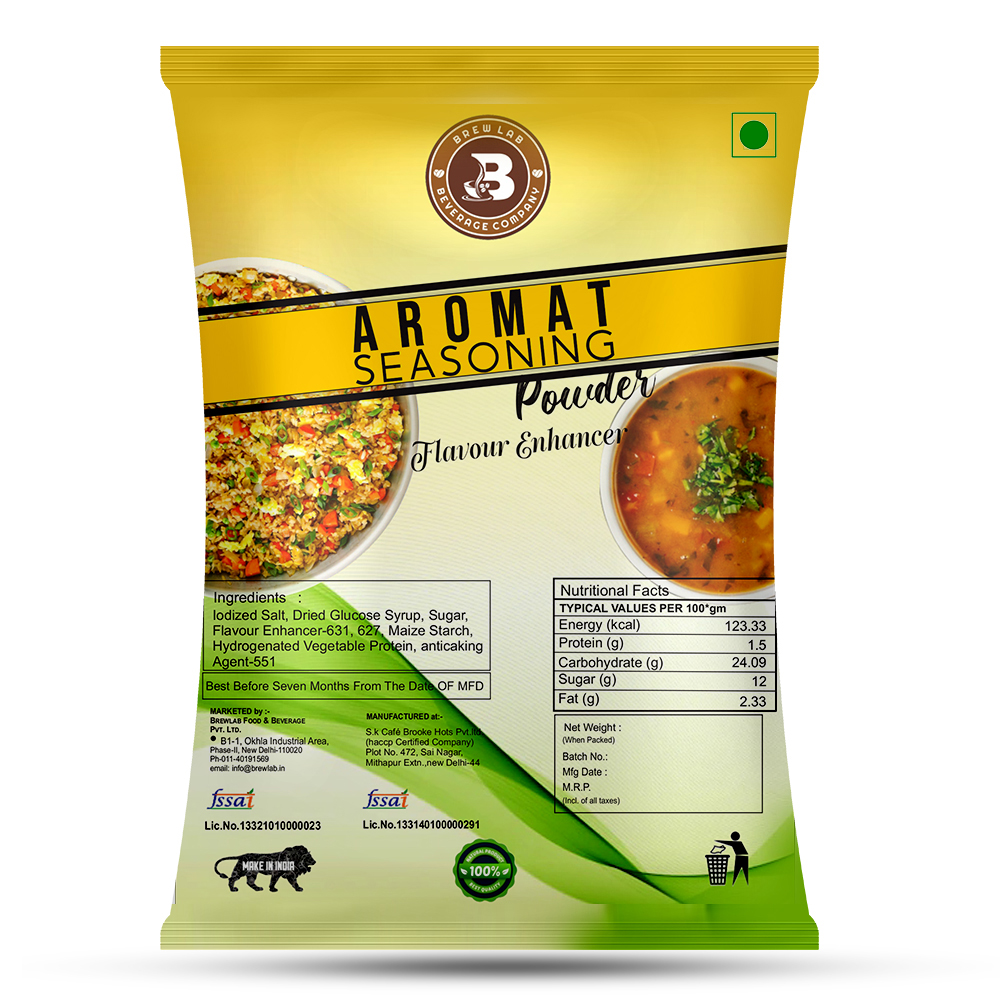Brew Lab Aromat Seasoning Powder for Cooking | All Purpose Seasoning | Enhance Taste | Aroma | Flavor | Aromatic Mix