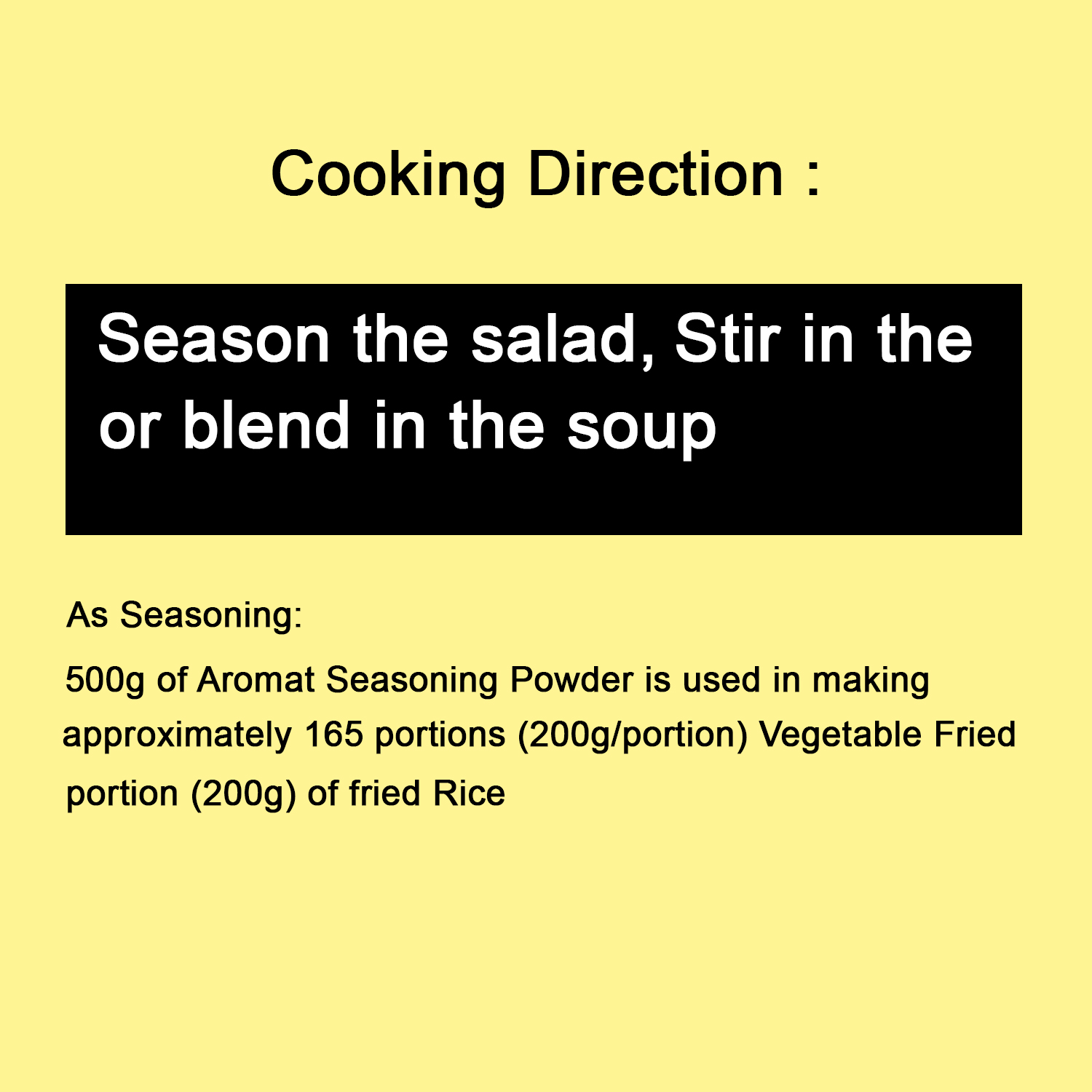 Brew Lab Aromat Seasoning Powder for Cooking | All Purpose Seasoning | Enhance Taste | Aroma | Flavor | Aromatic Mix