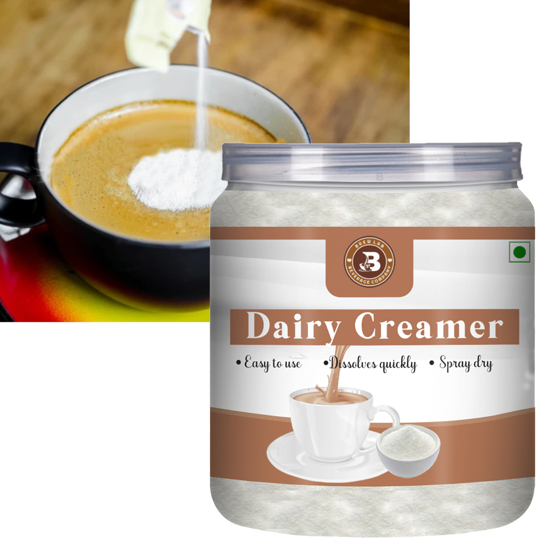 Brew Lab Premium Dairy Creamer | Perfect for Tea & Coffee, Milk dessert & sweet Milk Substitutes Powder (250 g)