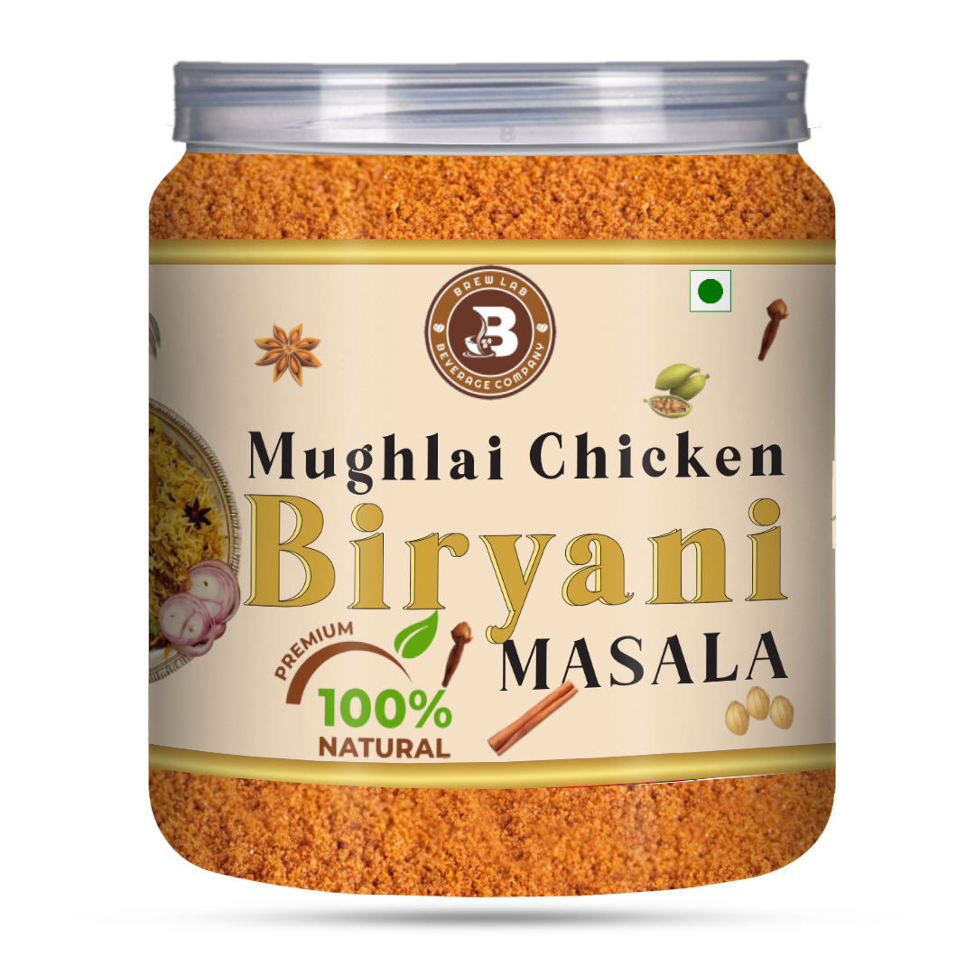 Brew Lab Mughlai Chicken Biryani Masala| Spice Mix | For Delicious & Flavorful Biryani (250GM)