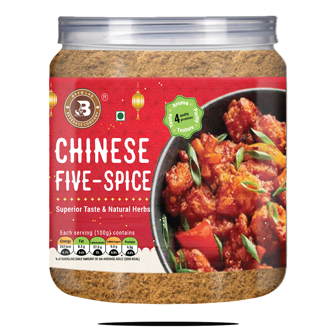 Brew Lab Chinese Five Spices Masala | Superior in Taste | Blended Spice Mix Garam Masala (100 g)