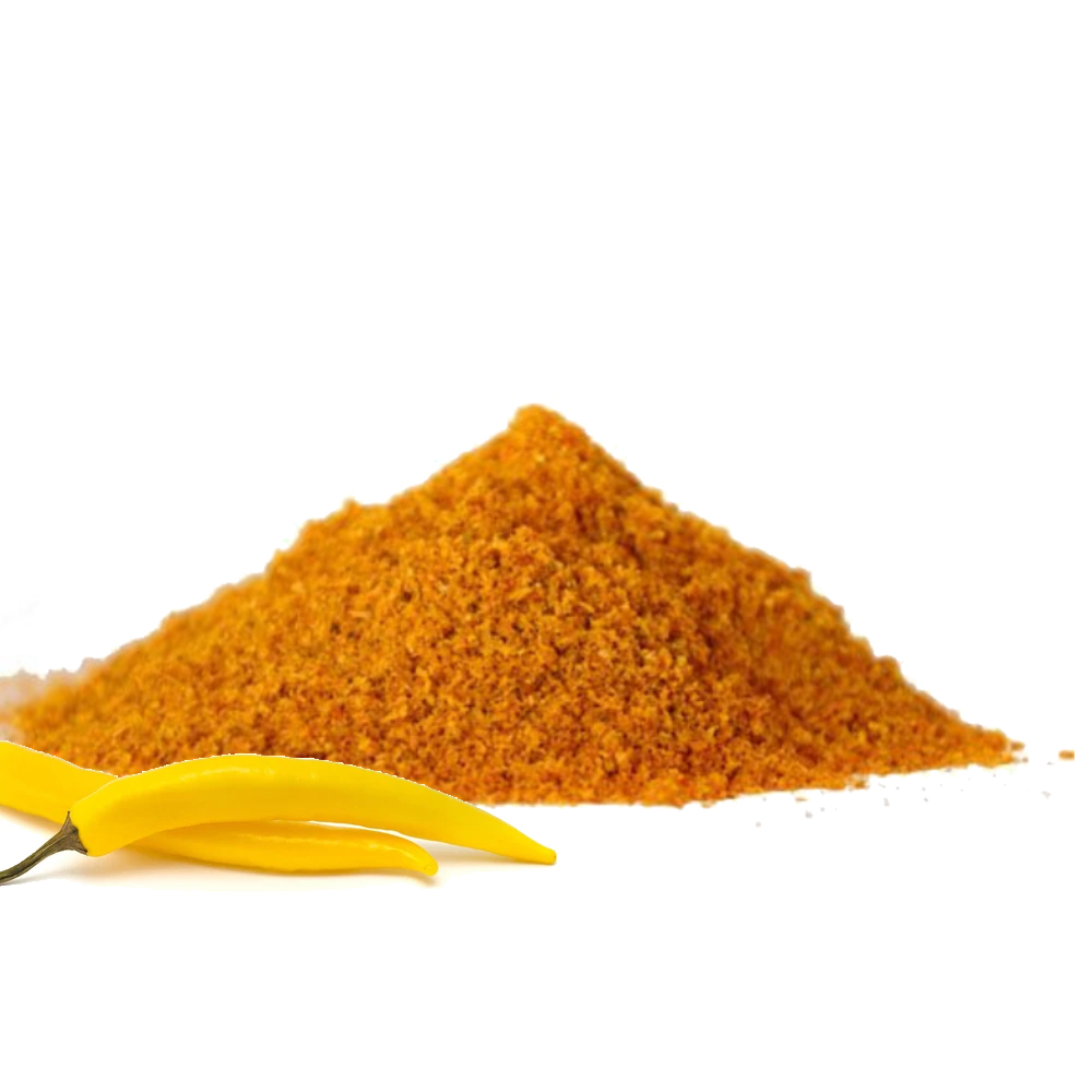 Brew Lab 100% Natural Spicy Sun Dried Yellow Chilli Powder | No Preservatives Added | Peeli Mirch Powder | 100 gm