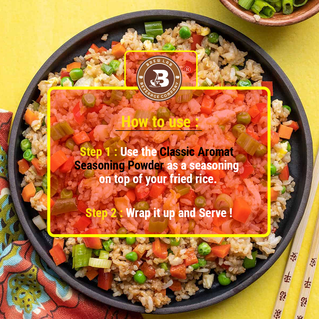 Brew Lab Classic Aromat Mix Seasoning Powder | Aromatic Powder | All Purpose Seasoning | Enhance Taste | Boosts Aroma & Flavor | - 100 Gram