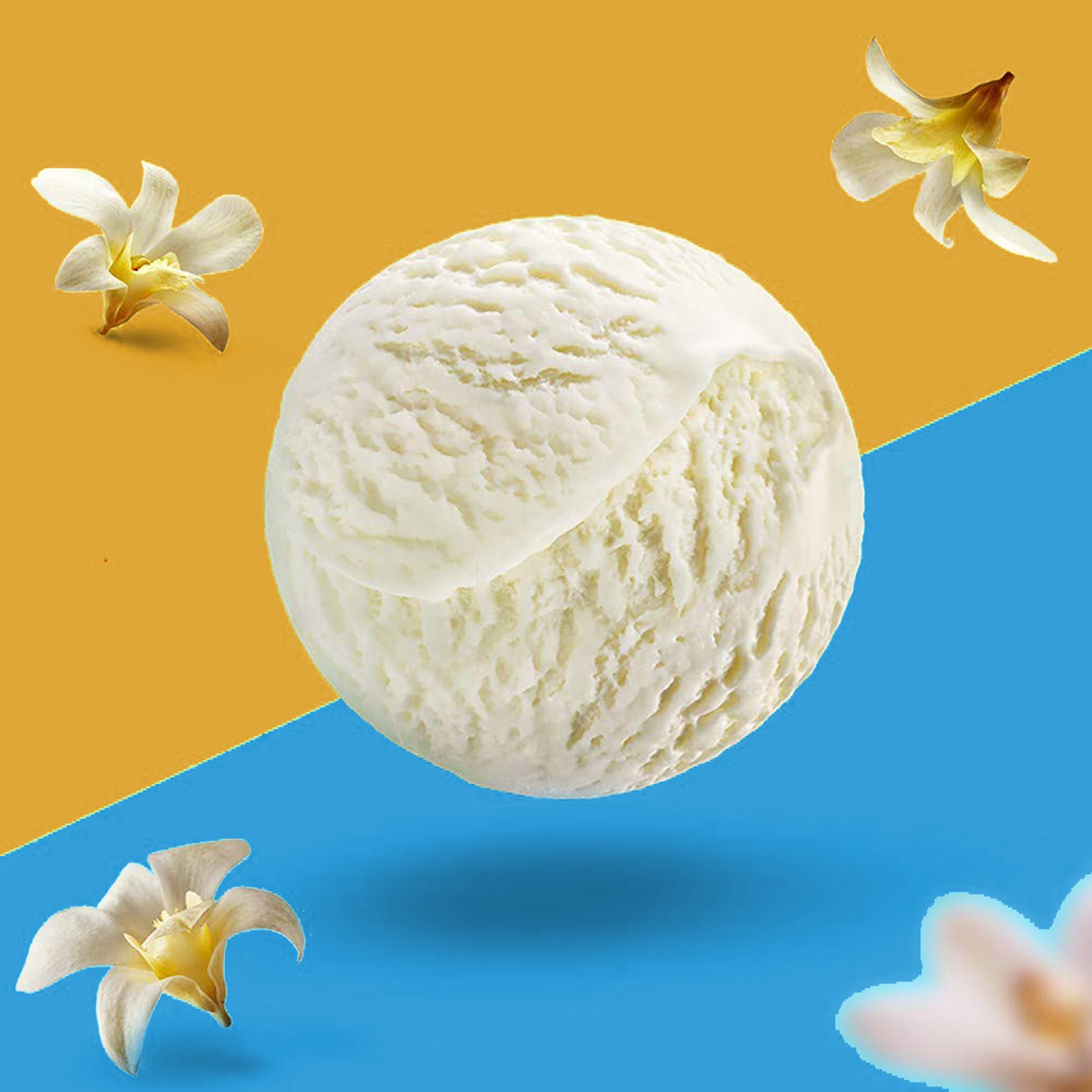 Brew Lab Instant Vanilla Freeze Ice cream Mix Powder | For Tasty & Delicious Ice Cream 100 g