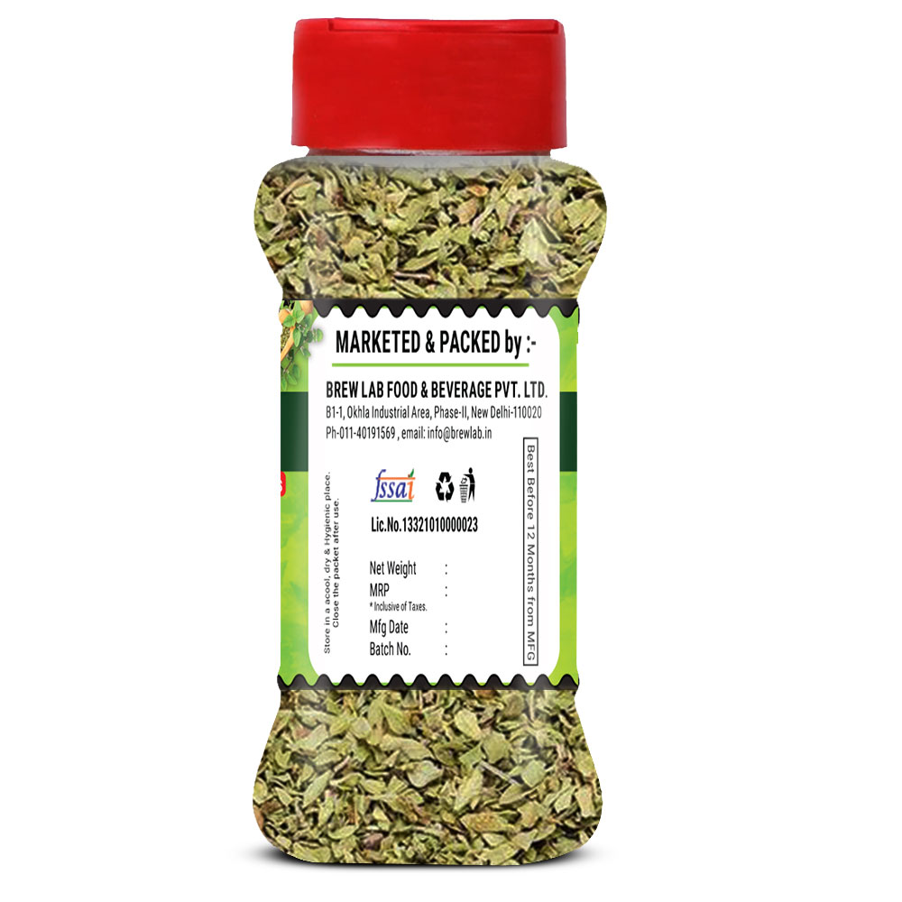 Brew Lab 100% Natural Premium Oregano | No Added Spices Only Herbs | Boost Immune System-50 gm