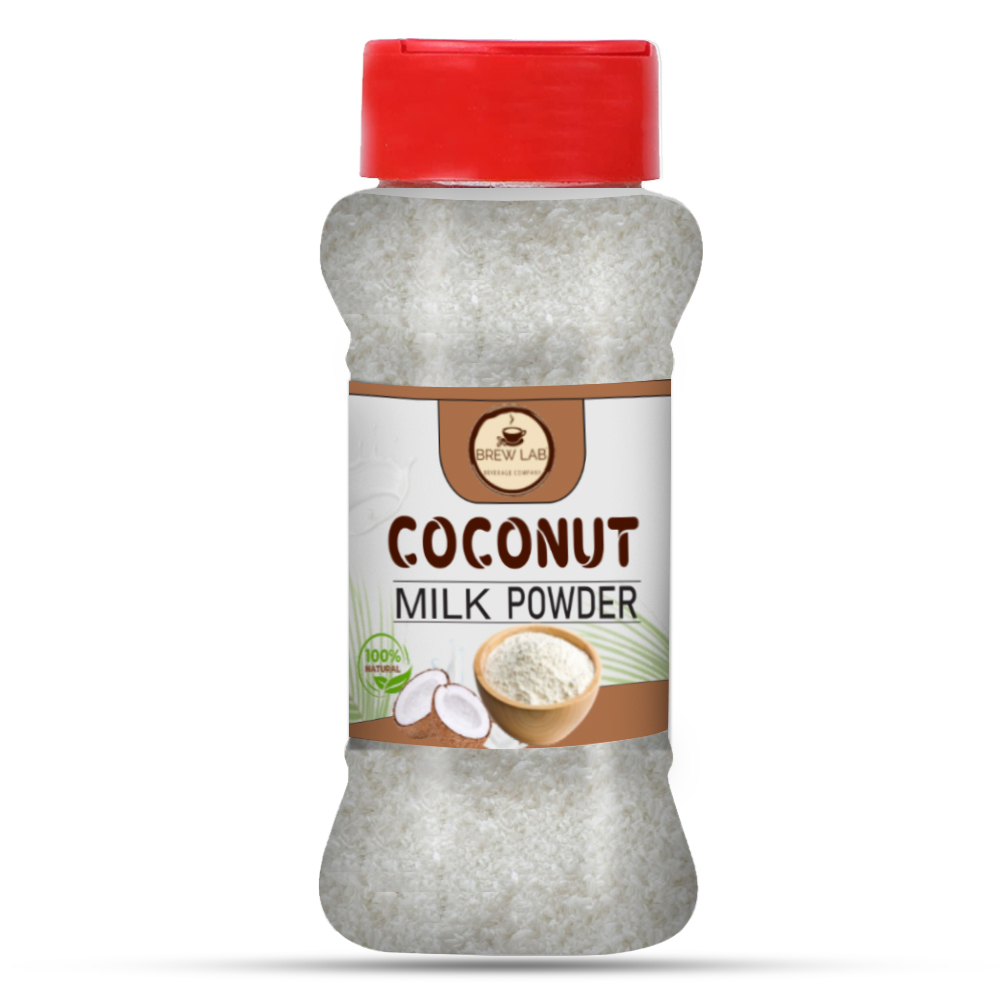 Brew Lab 100% Vegan and Gluten Free Instant Coconut Milk Powder For Cooking | Gravy Thickener | From Selected Indonesian Coconut