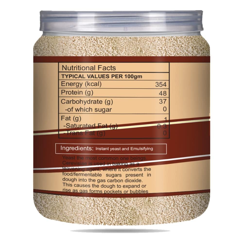 Brew Lab Active Instant Dry Yeast Powder for Baking Bread and Pizza Yeast Powder-100gm