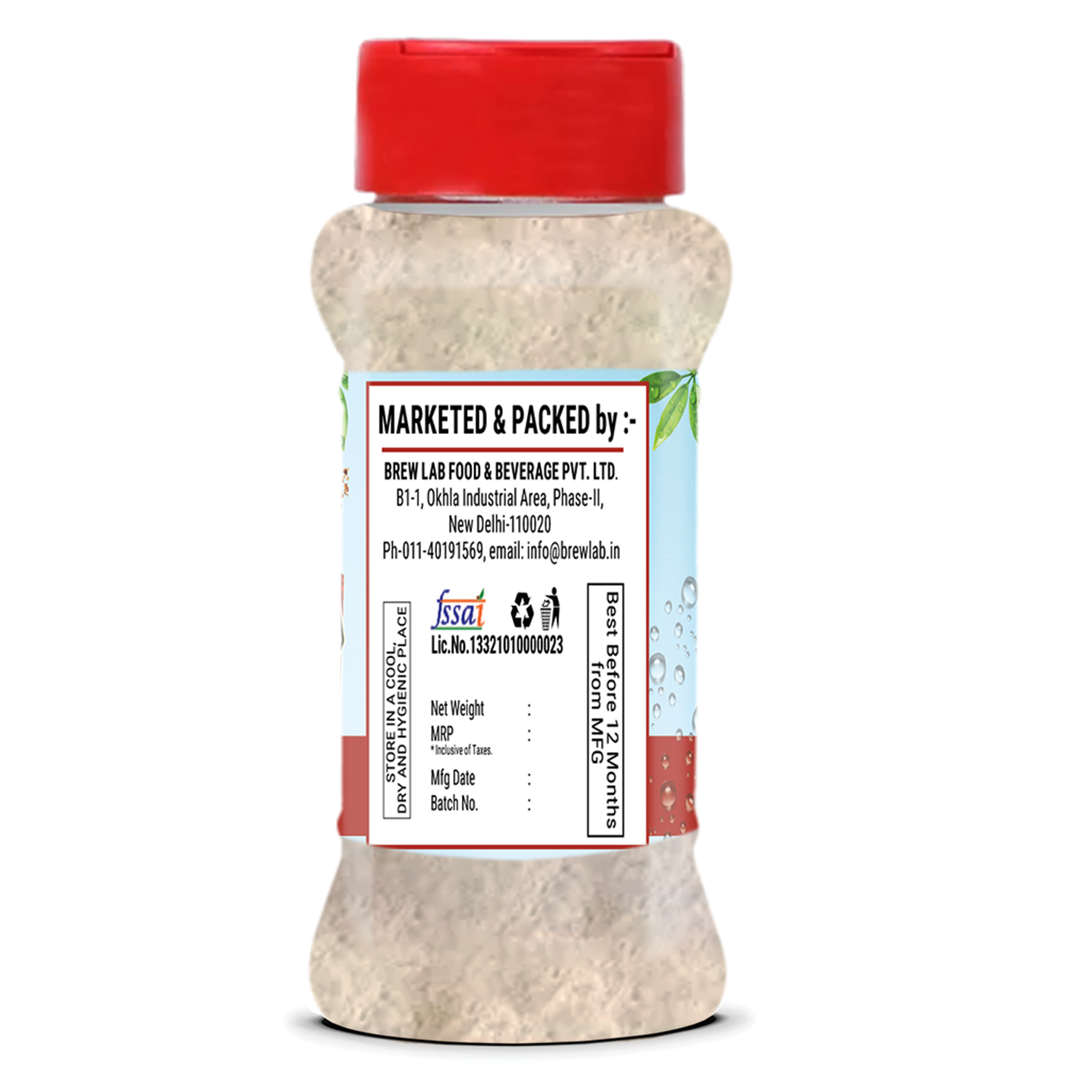 Brew Lab All In One Premium Taste Fusion Ice Tea Premix | Boost Your Antioxidants Iced Tea Plastic Bottle (100 g)