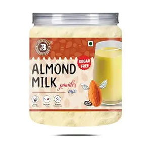 Brew Lab Almond Milk Powder Mix Sugar Free | Super Healthy Naturally Low In Fat Rich In Nutrients | (250 g)
