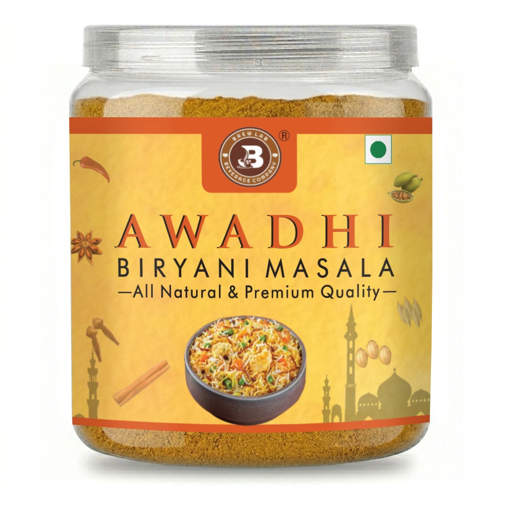 Brew Lab Awadhi Biryani Masala | Spice Mix | Aromatic, Spicy, Flavorful-250gm