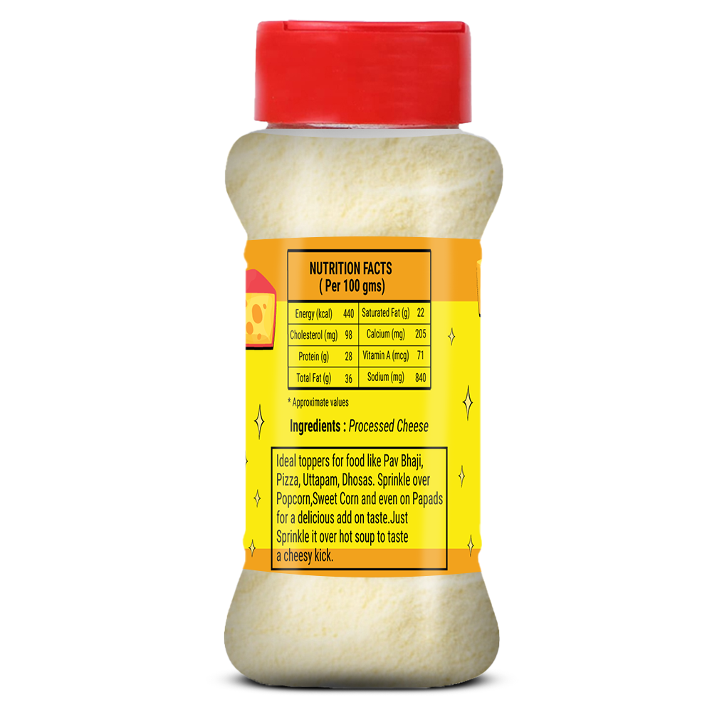 Brew Lab Cheese Powder for Pizza, PopCorn, Pasta, Fries Seasoning |No Gluten, No Additive (100 g)