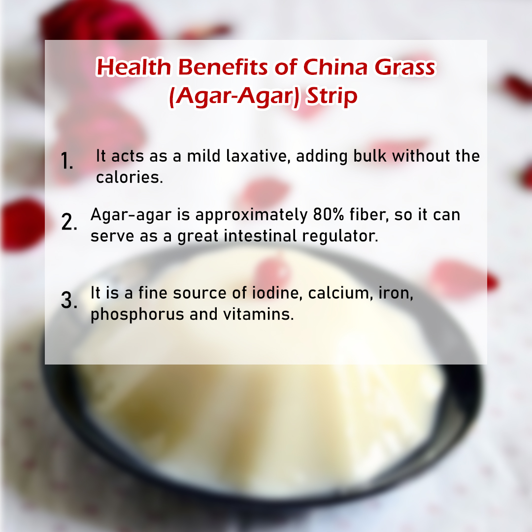 Brew Lab China Grass Strips | Plant Based Quick & Easy To Prepare | 30 gm Agar Agar Strips