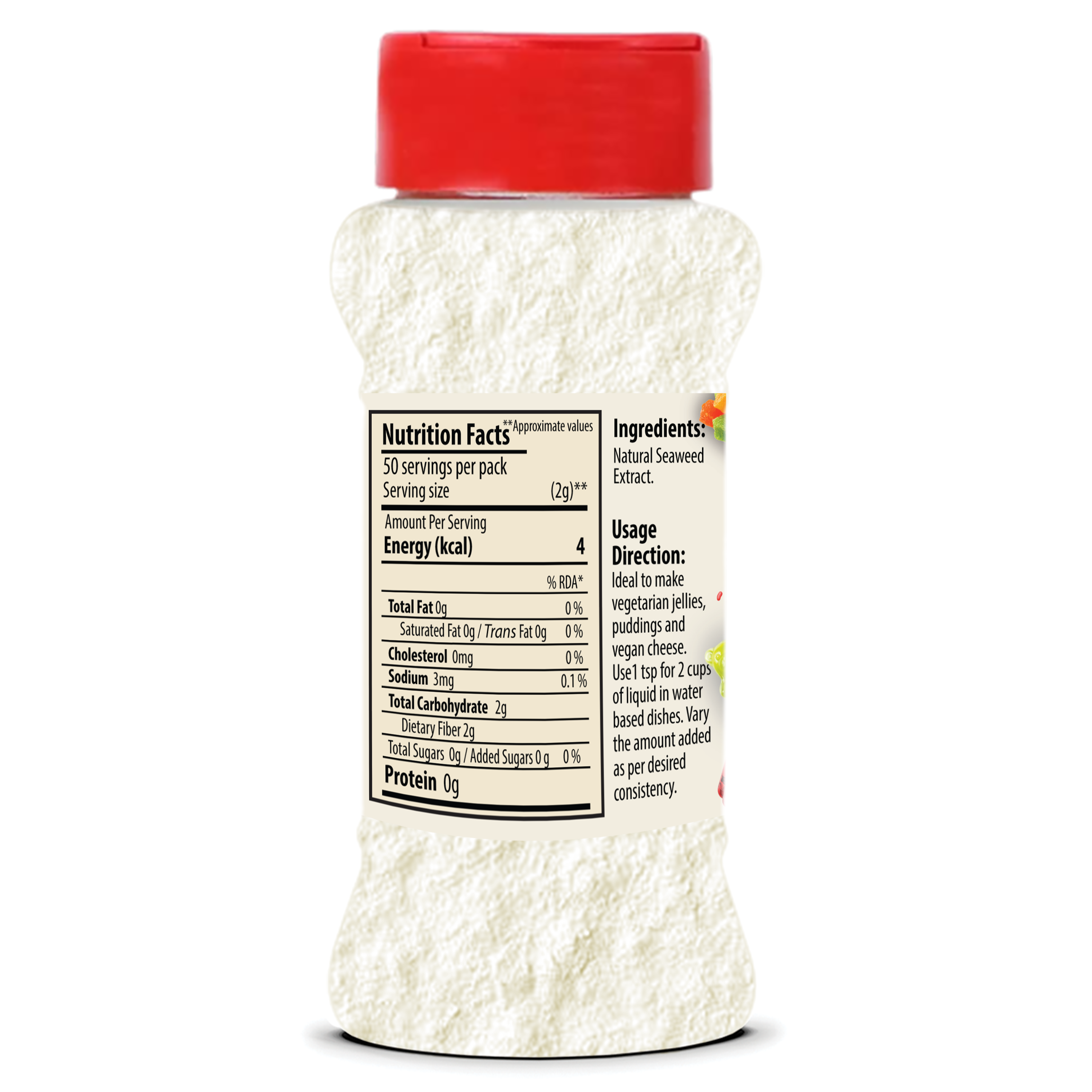 Brew Lab China Grass Vegan Gelatin Alternative | Plant-Based | Perfect for Making Jelly China Grass Powder(100gm)