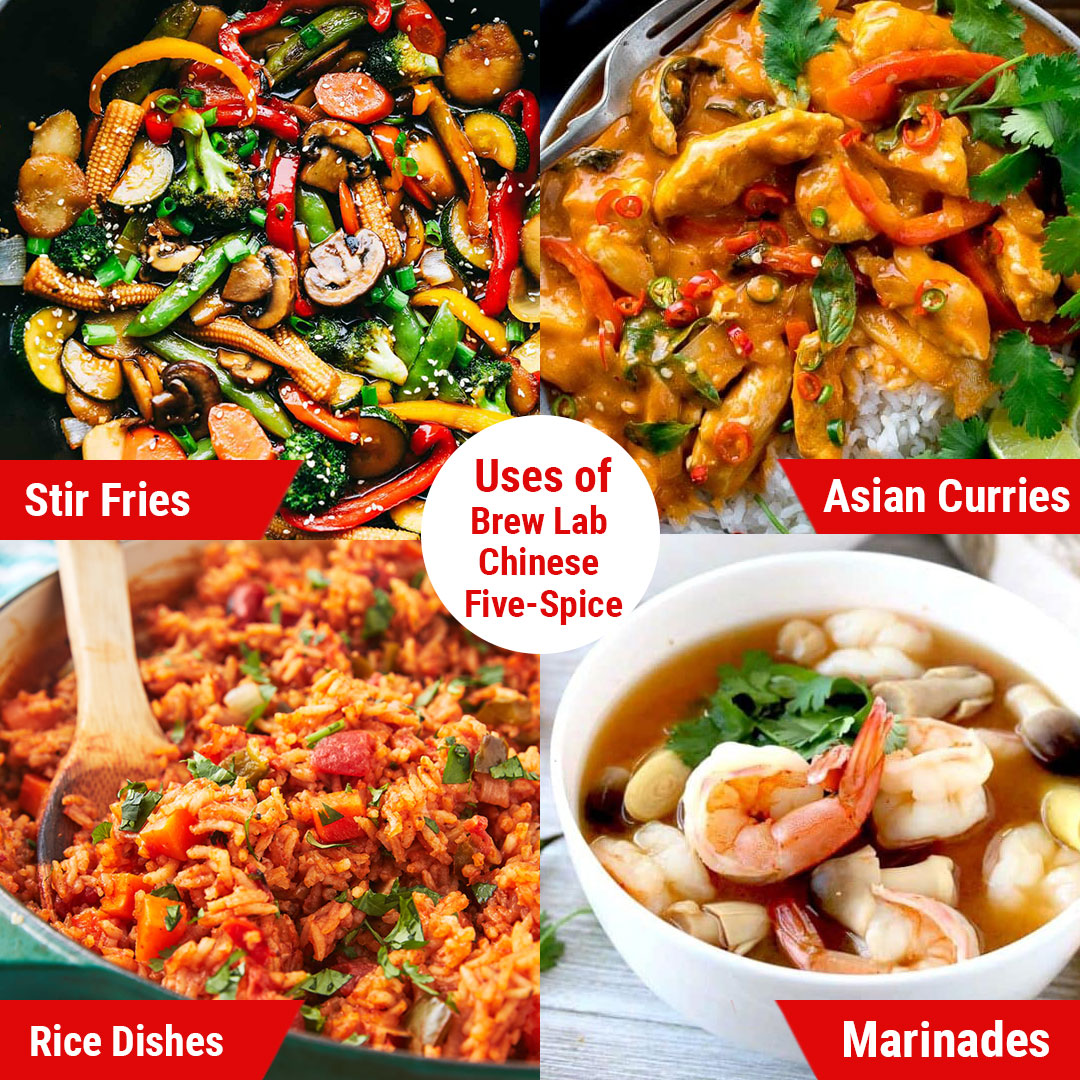 Brew Lab Chinese Five Spices Masala | Superior in Taste | Blended Spice Mix Garam Masala (100 g)