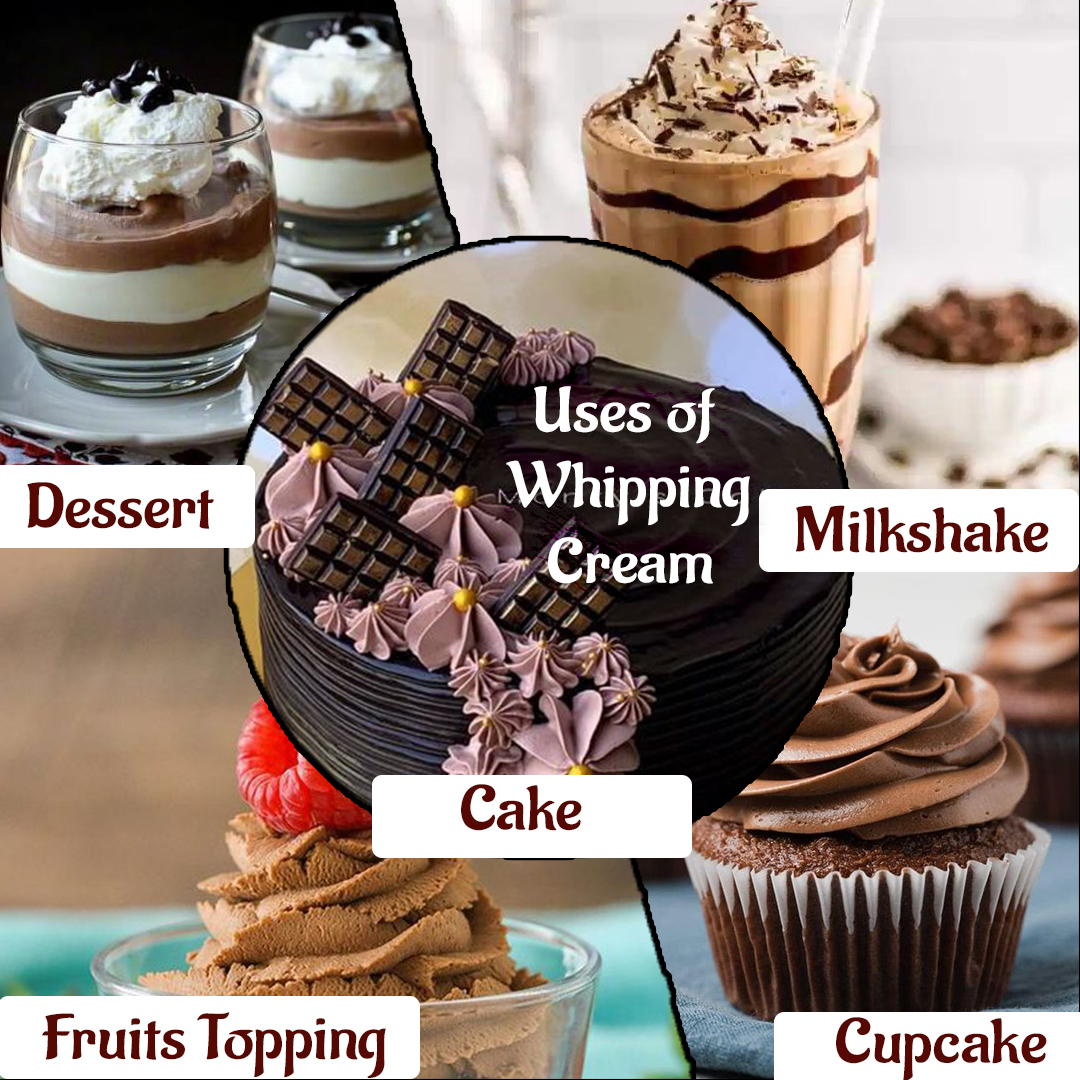 Brew Lab Chocolate Flavour Whipping Cream Mix Easy To Use Cake Decoration Powder Mix Topping (100 g, Chocolate)