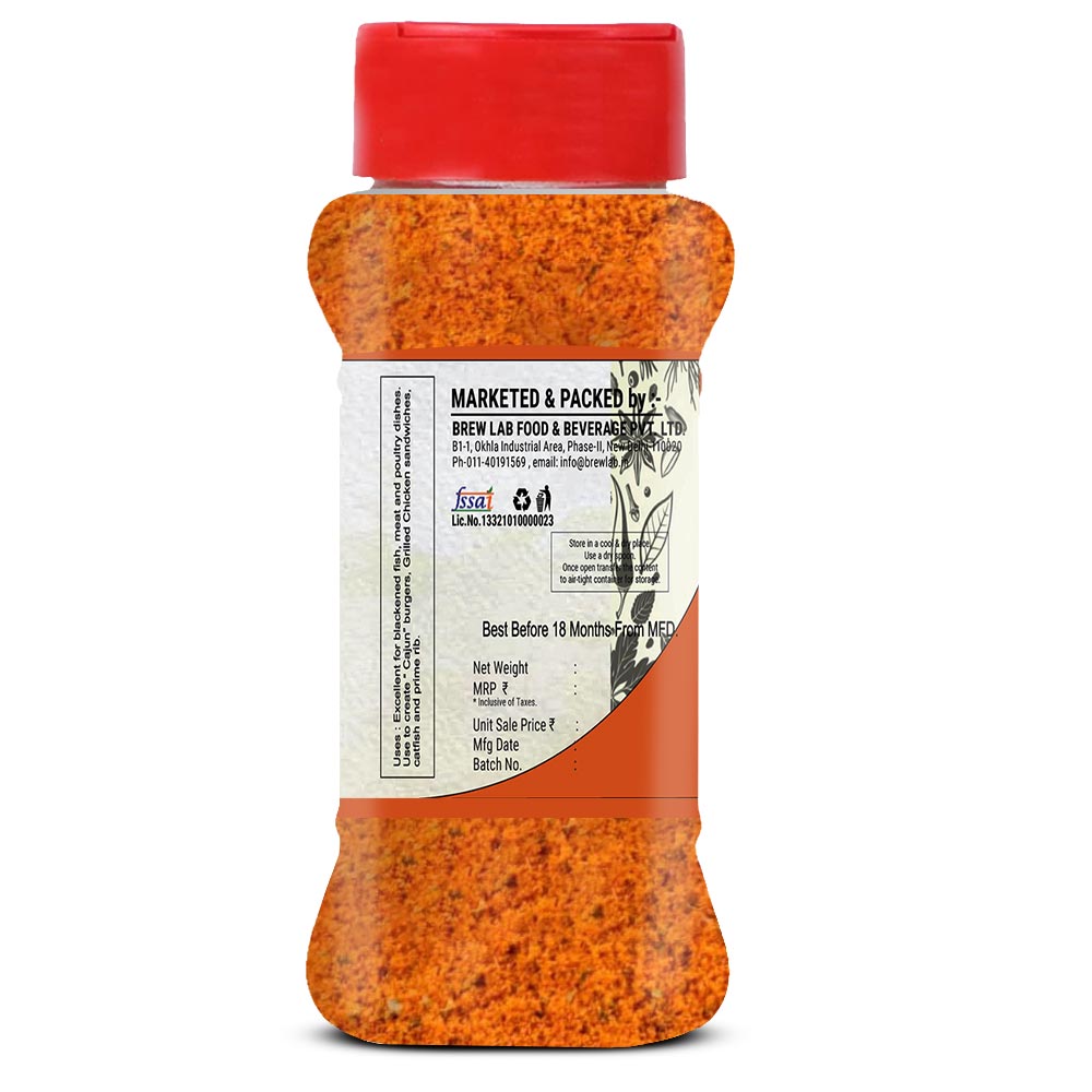 Brew Lab Combo Of Cajun, Smoked Paprika And Piri Piri Seasoning-100gm X 3 (300 g)