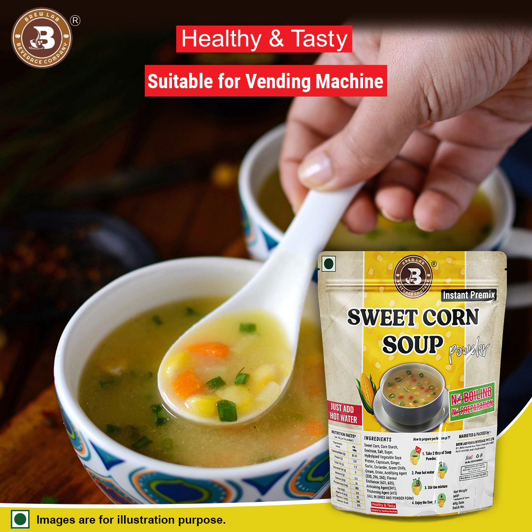 Brew Lab Combo Of Mix Veg-50g & Sweet Corn Soup-50 Powder Mix Just Add ...