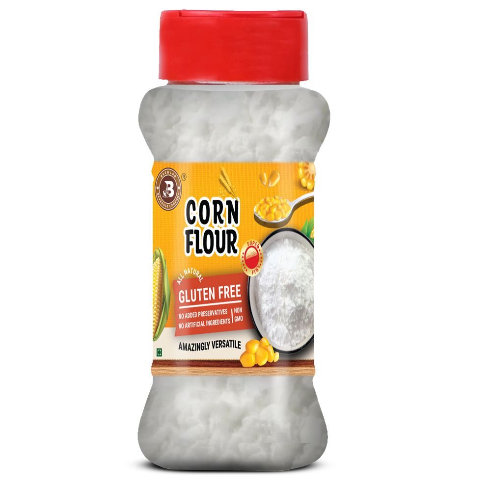 Brew Lab Corn Flour Powder | For Cooking & Baking | Suitable For ...