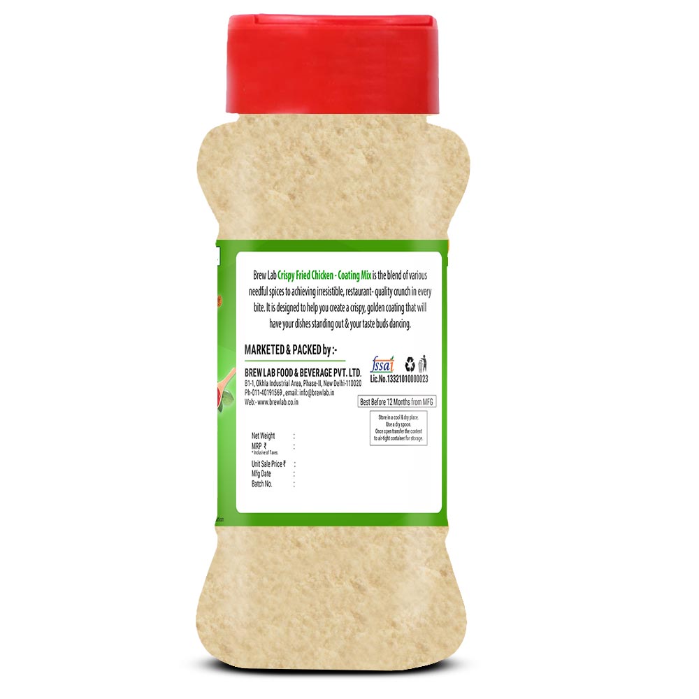 Brew Lab Crispy Fried Chicken Coating Mix | Perfect For Fried Prawns, Fish Fingers & More | (100 g)