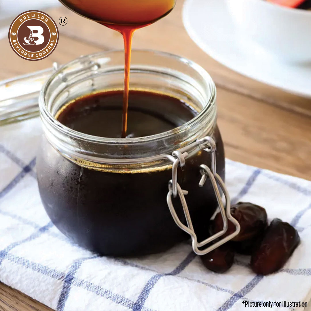 Brew Lab Dates Syrup 400 g - 100% Pure Dates Syrup - No Added Sugar And Preservatives - Syrup For Milk - For Kids, Liquid