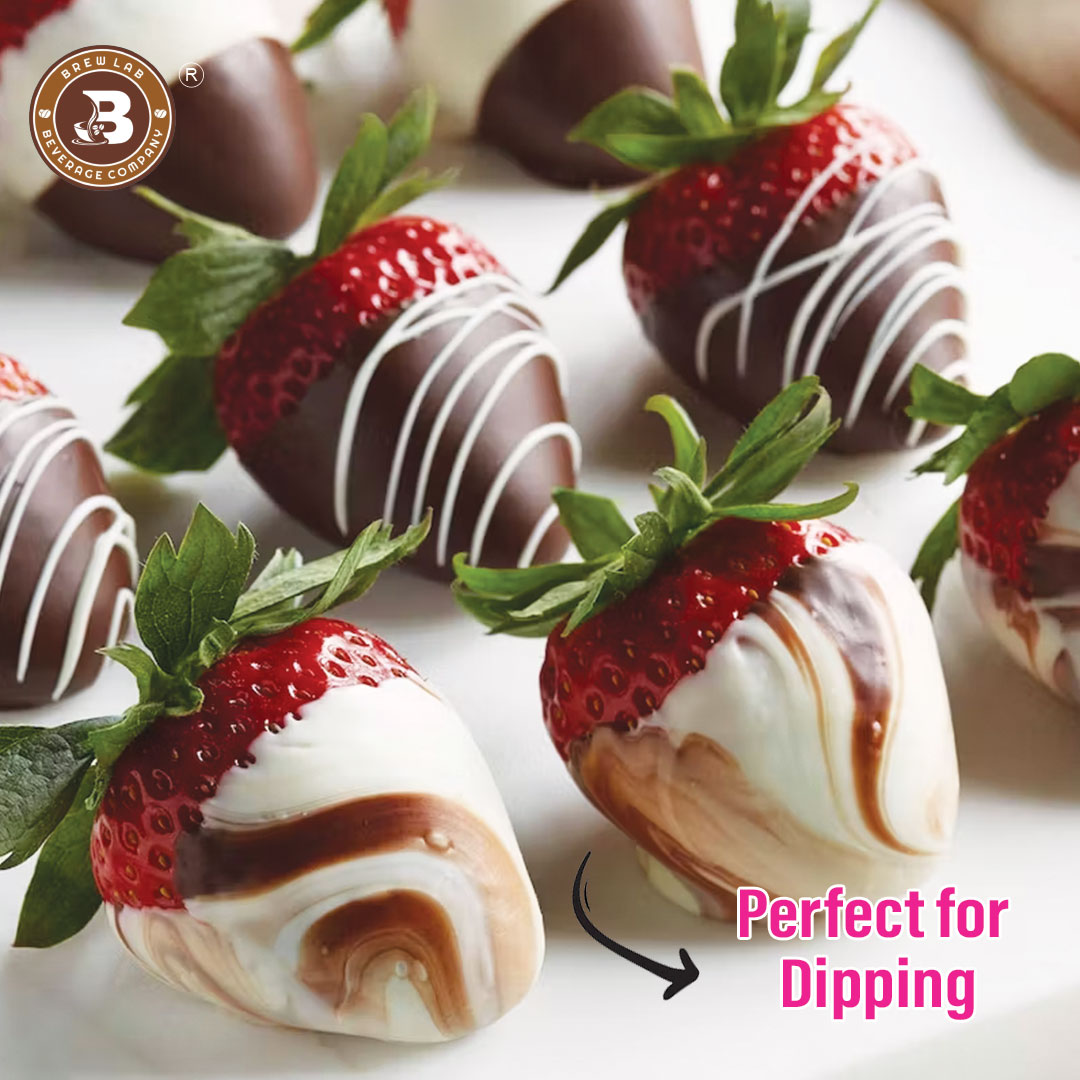 Brew Lab Delicious Dark & White Chocolate Chips For Cake, Muffins and Cookies Choco Chips For Cake Decoration Chips-250 gm