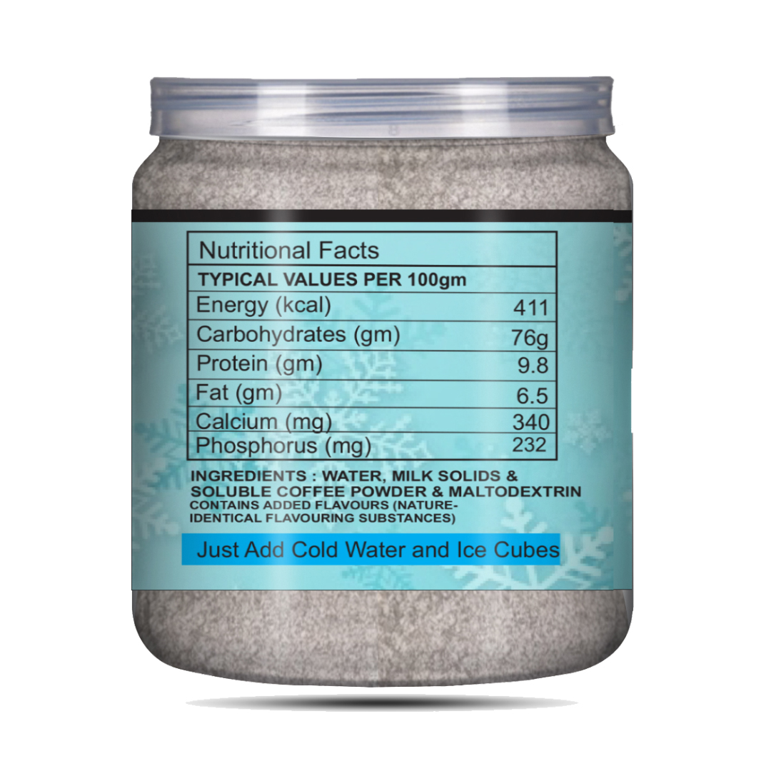 Brew Lab Delicious Sugar Free Instant Premix Cold Coffee Instant Coffee-250 Gm, Powder, Glass Bottle