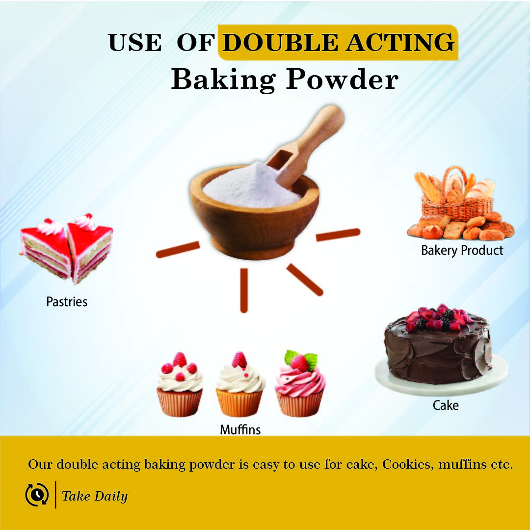 Brew Lab Double Acting Baking Powder For Baking Cake, Muffins, Bakery Product & More-100g Baking Powder