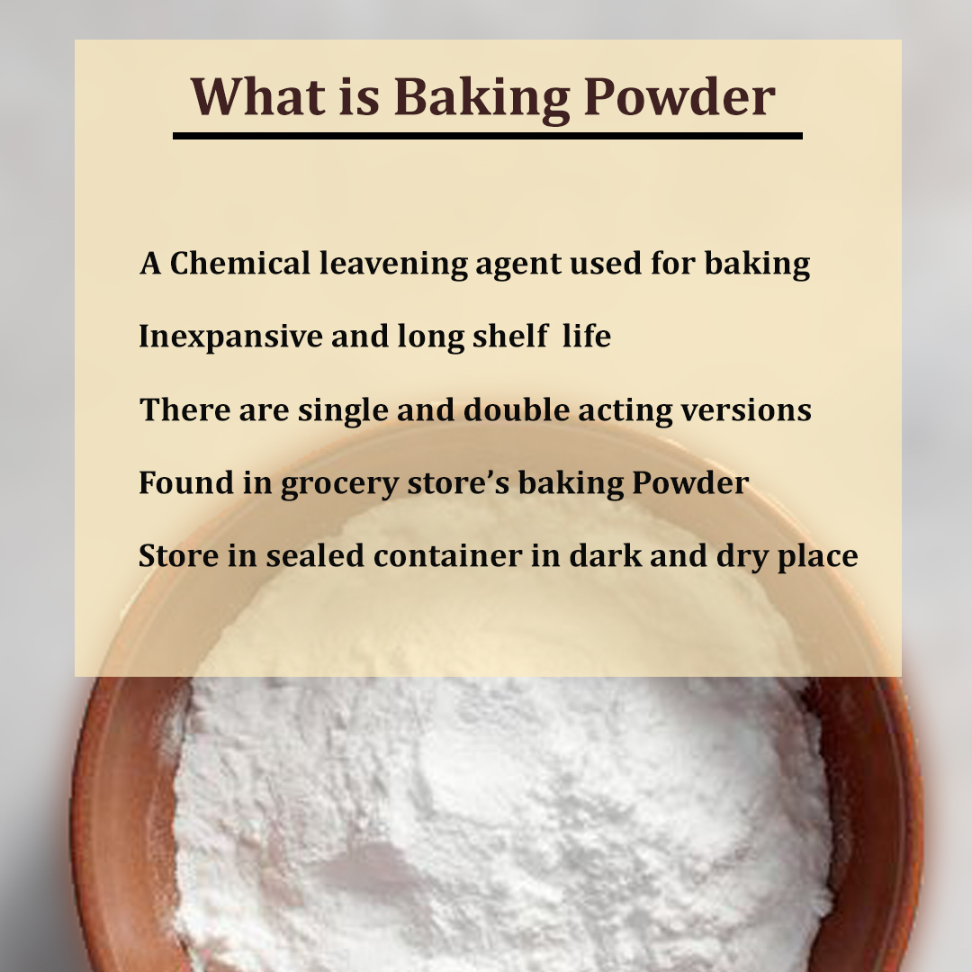 Brew Lab Double Acting Baking Powder For Baking Cake, Muffins, Bakery Product & More-100g Baking Powder